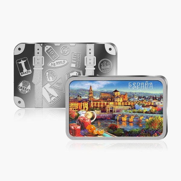 Holiday Destination Spain Silver Bar Hot on Sale