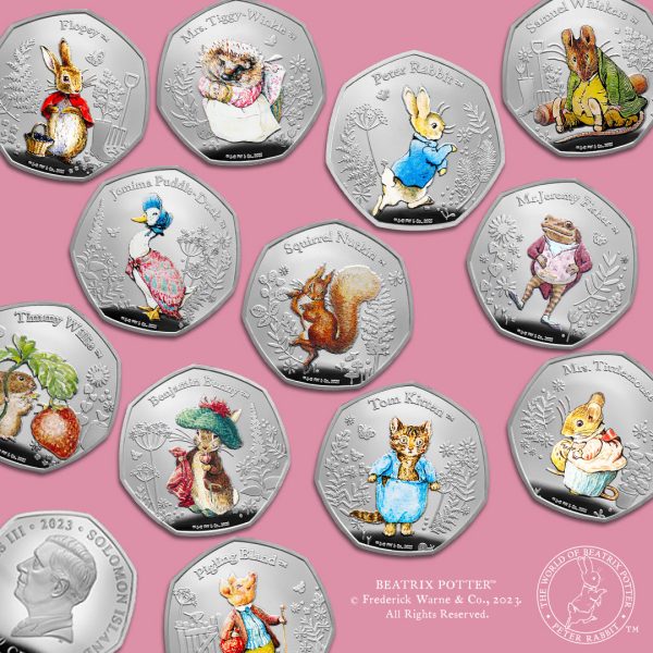 The World of Peter Rabbit 2023 Complete Coin Collection Sale