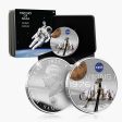 NASA 2023 Viking 1 50mm Silver-plated Coin For Sale