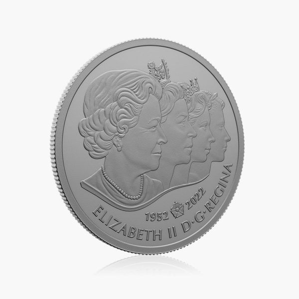 A Portrait of Queen Elizabeth II 2022 Fine Silver Coin Discount