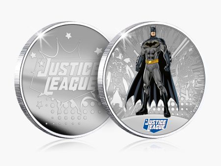 Justice League - Batman Silver Plated Commemorative Cheap