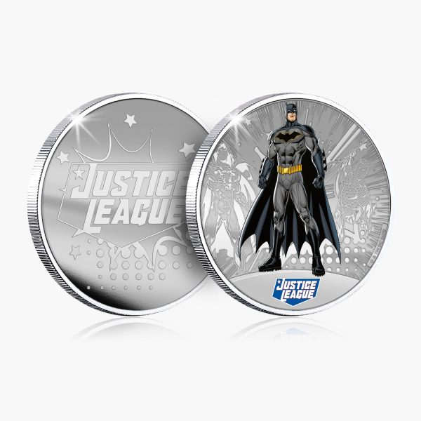 Justice League - Batman Silver Plated Commemorative Cheap