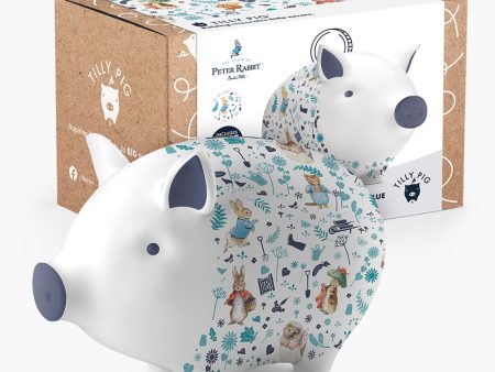 Peter Rabbit and Friends Blue Piggy Bank Online Sale