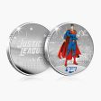 Justice League - Superman Silver Plated Commemorative For Sale