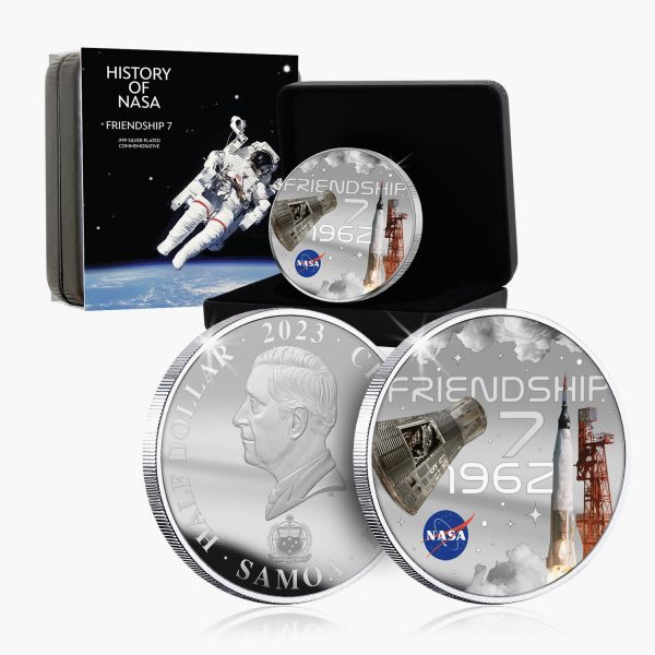 NASA 2023 Friendship 50mm Silver-plated Coin Cheap