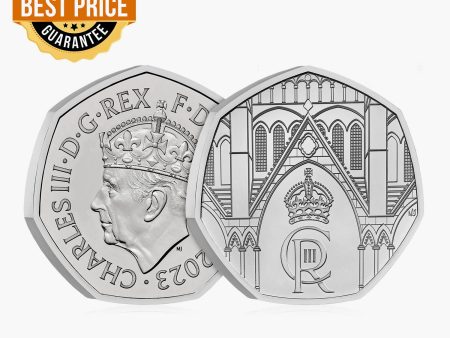 The Coronation of His Majesty King Charles III 50p Brilliant Uncirculated Coin Fashion