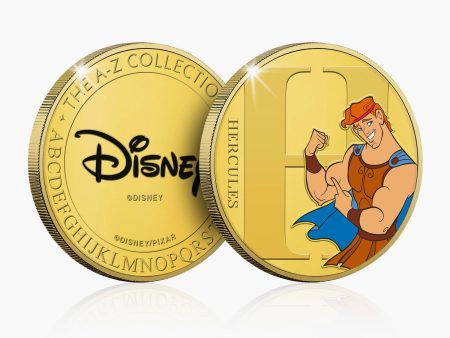 H Is For Hercules Gold-Plated Full Colour Commemorative on Sale