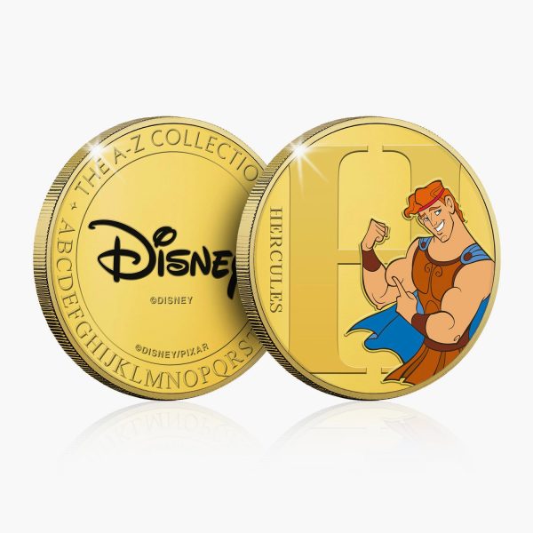 H Is For Hercules Gold-Plated Full Colour Commemorative on Sale