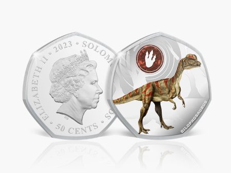 Age of Dinosaurs Dilophosaurus 2023 Coin For Cheap