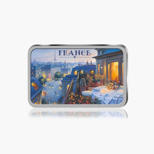 Holiday Destination France Silver Bar For Discount