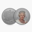 A Portrait of Queen Elizabeth II 2022 Fine Silver Coin Discount