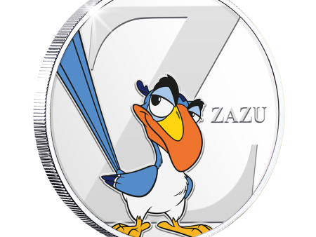 Z is for Zazu Silver-Plated Full Colour Commemorative For Sale