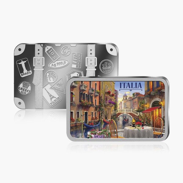 Holiday Destination Italy Silver Bar Hot on Sale