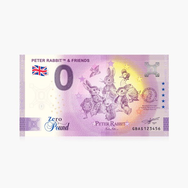 The World of Peter Rabbit and Friends £0 Banknote Hot on Sale