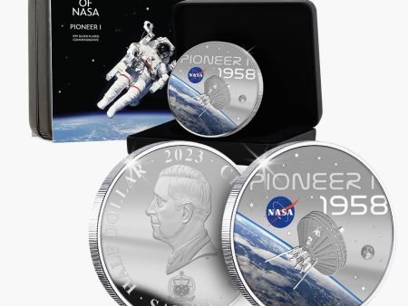 NASA 2023 Pioneer 50mm Silver-plated Coin Sale