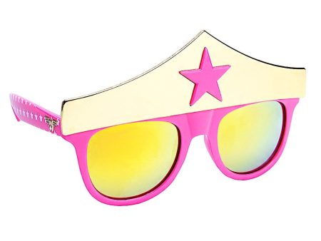 Wonder Woman Pink Crown Sun-Staches Sale