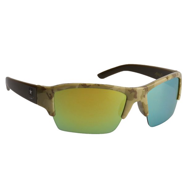 U.S. Army Camo Wraparound Kids Arkaid Sunglasses Online Hot Sale