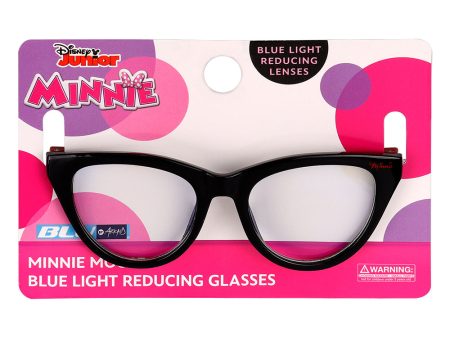 Minnie Mouse Classic Black Cateye Blue Light Blocking Glasses Sale