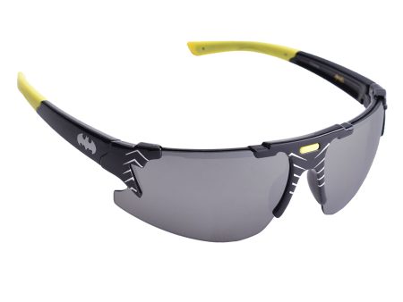 Batman Drop Lens Sports Wraparound Kids Arkaid Sunglasses For Cheap