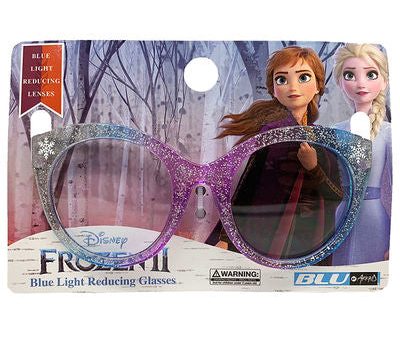 Frozen Purple Cateye w  Snowflakes Blue Light Blocking Glasses Discount