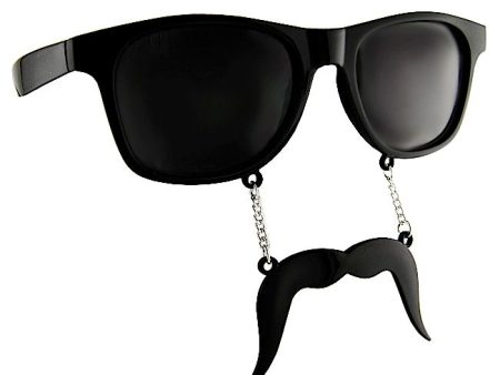 Black Fu Manchu Sun-Staches Online Sale