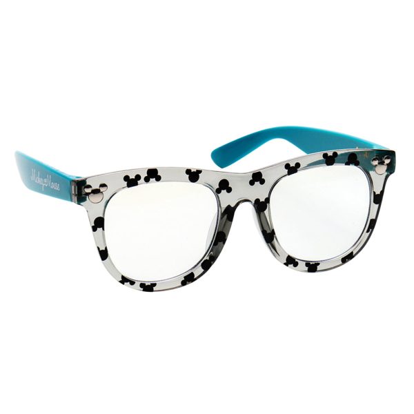 Mickey Mouse Pattern Wayfarer Blue Light Blocking Glasses on Sale