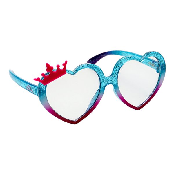 Disney Princess Heart Frame with Crown Blue Light Blocking Glasses For Cheap