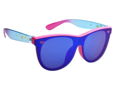 Supergirl Kids Blue and Pink Arkaid Sunglasses Fashion