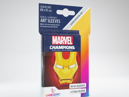 Gamegenic - Marvel Champions Art Sleeves - Iron Man (50ct) Supply