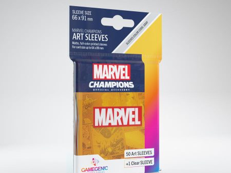 Gamegenic - Marvel Champions Art Sleeves - Marvel Orange (50ct) Online