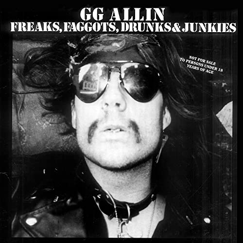 GG ALLIN - FREAKS FAGGOTS DRUNKS AND JUNKIES (VINYL) Online Hot Sale